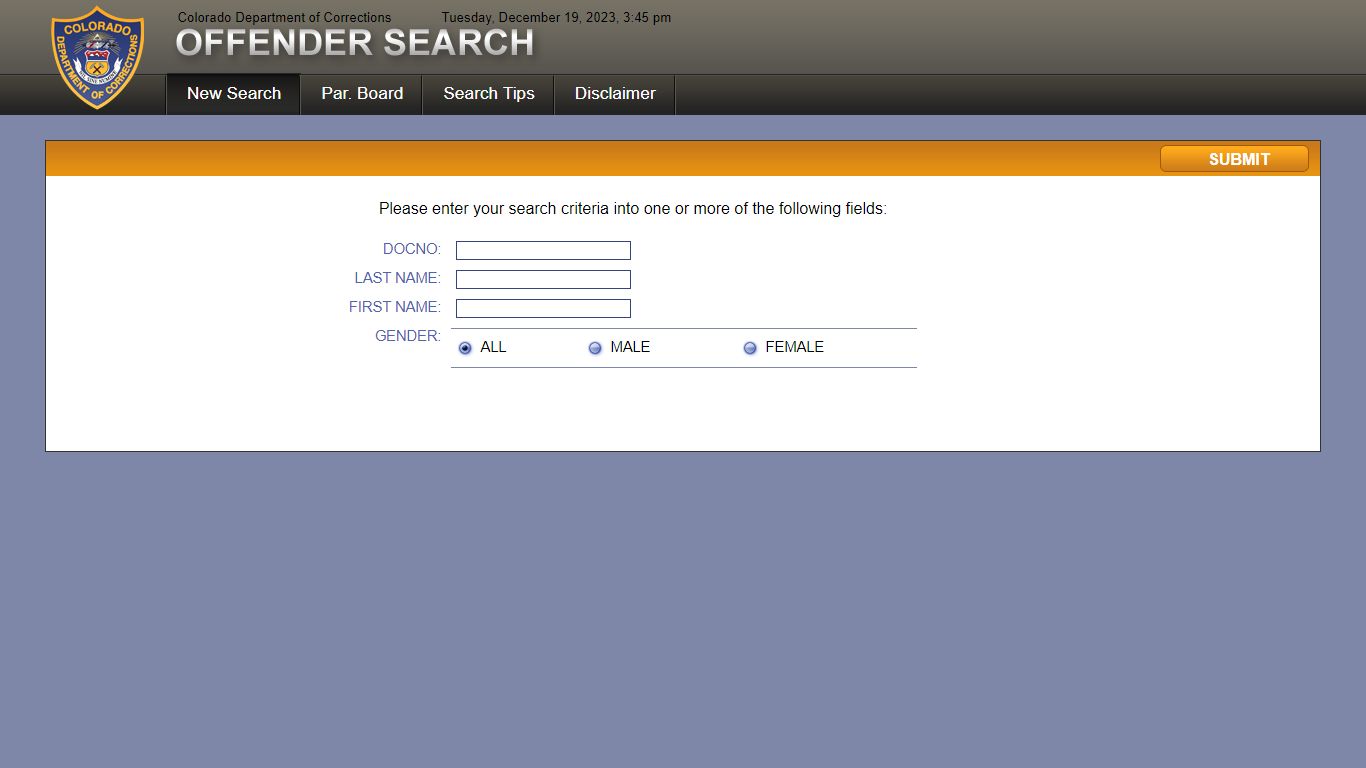 CDOC Offender Search - doc.state.co.us